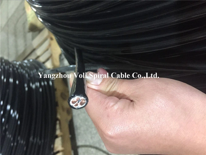 Oil Resistant Flexible PVC Insulated PUR Electric Cable Spiral Cable Coiled Wire Cable