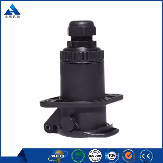 트럭 나일론 트레일러 와이어 7m 검정색 전기 7 코어 스프링 수지 코일 나선형 전원 케이블 판매 중