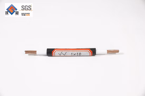 Shenguan 저전압 3X16mm2 차폐 잠수함 펌프 기갑 수중 공급 연선 구리 도체 해양 전원 케이블 35kv XLPE 절연 PVC 방수